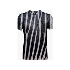 Venusian Zebra men's t-shirt. Czarne t-shirty męskie marki Mars from venus, s, bez wzorów, bez kołnierzyka. Za 101,40 zł.