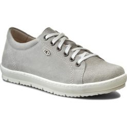 Sneakersy QUAZI - ILARIA-01 Szary. Szare półbuty damskie marki QUAZI, na co dzień, bez wzorów, ze skóry, bez obcasa, na płaskiej podeszwie, bez zapięcia. Za 179,99 zł.