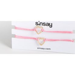Bransoletki Bff - Różowy. Różowe bransoletki damskie Sinsay. Za 5,00 zł.
