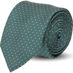 Krawaty męskie: krawat platinum zielony classic 203