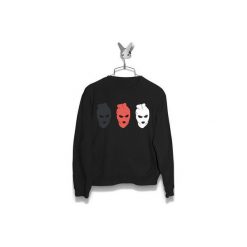 Bluza Kominiarki Damska. Czarne bluzy damskie Failfake, xs, bez wzorów, bez rękawów, bez kaptura. Za 160,00 zł.