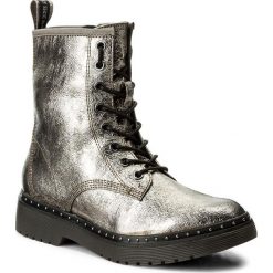 Botki TAMARIS - 1-25717-39 Pewter Struct. 964. Szare botki damskie na obcasie Tamaris, z materiału. W wyprzedaży za 189,00 zł.