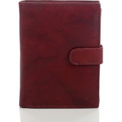 Skórzany portfel męski Bag Street Koniak. Pomarańczowe portfele męskie marki Bag Street, bez wzorów, ze skóry. Za 39,00 zł.