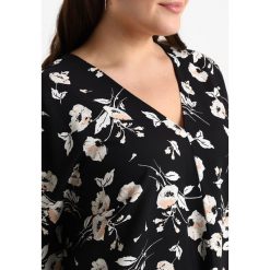 Sukienki: Lauren Ralph Lauren Woman VNECK DRESS Sukienka letnia black/peach