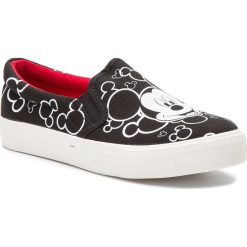 Trampki MICKEY&FRIENDS CP40-63DSTC. Czarne trampki dziewczęce Mickey&Friends, bez wzorów, z materiału, bez zapięcia. Za 69,99 zł.