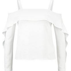 Bluzki asymetryczne: AllSaints KHAN Bluzka white
