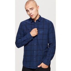 Koszula w kratę - Granatowy. Niebieskie koszule męskie marki Cropp, l. Za 79,99 zł.