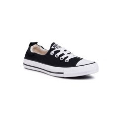 CONVERSE C537081 Czarny. Czarne trampki i tenisówki damskie Converse, bez wzorów, z materiału, bez zapięcia. Za 199,99 zł.