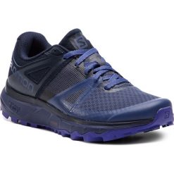 Buty SALOMON - Trailster W 406118 20 W0 Crown Blue/Navy Blazer/Purple Opulence. Czarne buty sportowe damskie Salomon, bez wzorów, ze skóry ekologicznej, sportowe, do biegania. W wyprzedaży za 269,00 zł.
