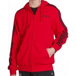 ADIDAS ESSENTIALS 3-STRIPES FLEECE > DU0479. Bluzy męskie Adidas, xl, w paski, z bawełny, klasyczne, z kapturem, bez rękawów, z kapturem. W wyprzedaży za 189,99 zł.