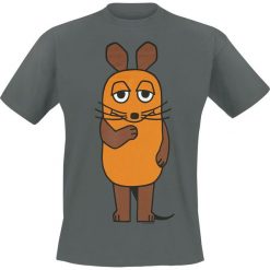 Die Sendung mit der Maus Maus T-Shirt szary. Szare t-shirty męskie marki Die Sendung mit der Maus, xl, z nadrukiem, z okrągłym kołnierzem. Za 89,90 zł.