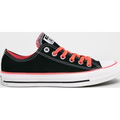 Converse - Tenisówki C564346. Czarne trampki i tenisówki damskie Converse, bez wzorów, z gumy, na sznurówki. W wyprzedaży za 199,90 zł.