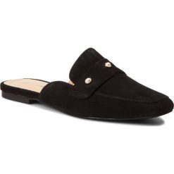 Klapki SERGIO BARDI - Fascia SS127358518AF 201. Czarne klapki damskie Sergio Bardi, z aplikacjami, ze skóry, bez obcasa, na obcasie. W wyprzedaży za 179,00 zł.