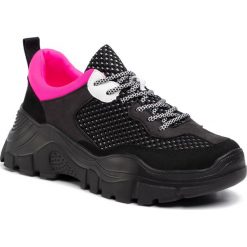 Sneakersy JENNY FAIRY - WS125-02 Black. Czarne półbuty damskie Jenny Fairy, ze skóry ekologicznej. Za 119,99 zł.