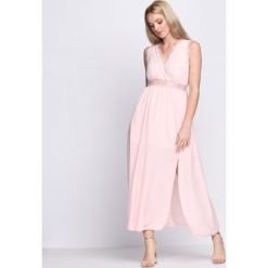 Różowa Sukienka Get The Look. Różowe sukienki damskie Born2be, na lato, m, bez wzorów, z tkaniny, bez kołnierzyka, bez rękawów. Za 89,99 zł.