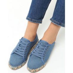 Tomsy damskie: Granatowe Espadryle Timber Look
