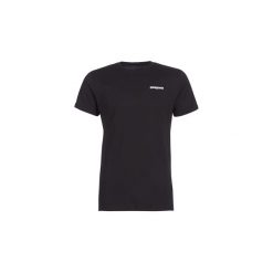 T-shirty z krótkim rękawem Patagonia M'S P-6 LOGO ORGANIC T-SHIRT. Czarne t-shirty męskie marki Patagonia, s, bez wzorów, bez kołnierzyka, krótkie. Za 149,00 zł.