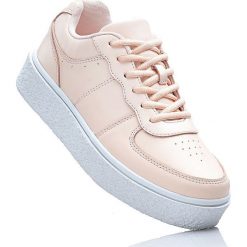 Sneakersy damskie: Sneakersy na podeszwie platformie bonprix bladoróżowy