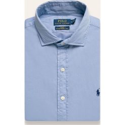 Polo Ralph Lauren - Koszula. Niebieskie koszule męskie Polo Ralph Lauren, s, bez wzorów, z bawełny, casualowe, polo, z długim rękawem. Za 469,90 zł.