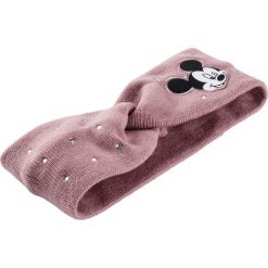 Opaska na czoło "Myszka Miki" bonprix jasnoróżowy. Różowe rękawiczki damskie bonprix, z aplikacjami. Za 44,99 zł.