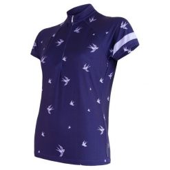 Sensor Damska koszulka rowerowa Swallow ciemnoniebieska M. Niebieskie bluzki sportowe damskie Sensor, m, bez wzorów, bez kołnierzyka, z krótkim rękawem, krótkie, bez kaptura, na fitness i siłownię. Za 179,00 zł.