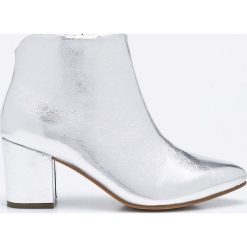 Vero Moda - Botki. Szare buty zimowe damskie Vero Moda, z materiału. W wyprzedaży za 139,90 zł.