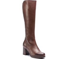 Kozaki LASOCKI - SEWERA2-03 Brown. Pomarańczowe kozaki damskie Lasocki, ze skóry, bez obcasa, na obcasie, bez zapięcia. Za 349,99 zł.