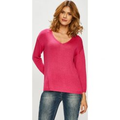 Medicine - Sweter Basic. Różowe swetry damskie MEDICINE, s, bez wzorów, z dzianiny, z krótkim rękawem, krótkie, bez kaptura. W wyprzedaży za 39,90 zł.