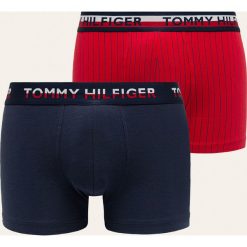 Tommy Hilfiger - Bokserki (2-pack). Niebieskie bokserki męskie TOMMY HILFIGER, bez wzorów, z elastanu. Za 169,90 zł.