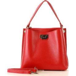 Marco mazzini torebka kuferek crossbody elegance ze skóry naturalnej czerwień makowa. Czerwone kuferki damskie MAZZINI, w paski, ze skóry, eleganckie, na ramię, bez dodatków. W wyprzedaży za 279,00 zł.