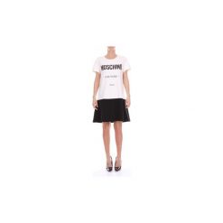 Sukienki krótkie Moschino A04465526. Szare sukienki damskie MOSCHINO, bez wzorów, bez kołnierzyka, z krótkim rękawem, krótkie, mini. Za 1526,42 zł.