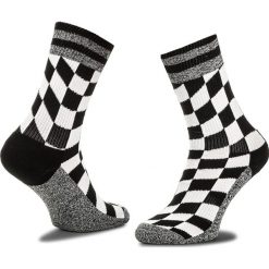 Bielizna damska: Skarpety Wysokie Unisex HAPPY SOCKS – ATFLG27-9000 Biały Czarny