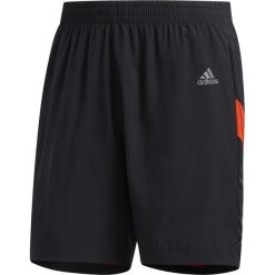 Spodenki do biegania męskie ADIDAS OWN THE RUN BLACK/ACTIVE ORANGE / DZ7707. Pomarańczowe spodenki sportowe męskie Adidas, m, bez wzorów, do biegania. Za 129,99 zł.