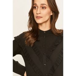 Vero Moda - Koszula. Żółte bluzki damskie Vero Moda, na co dzień, s, bez wzorów, z poliesteru, eleganckie, ze stójką, z długim rękawem. Za 159,90 zł.