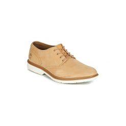 Derby Timberland SAWYER LANE WP OXFORD. Brązowe półbuty męskie Timberland, bez wzorów, bez zapięcia. Za 619,00 zł.