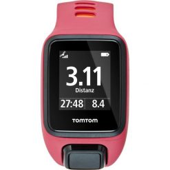 TomTom RUNNER 3 Zegarek cyfrowy orange. Czerwone, cyfrowe zegarki męskie marki TomTom. Za 549,00 zł.