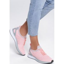 Różowe Buty Sportowe Feelings. Różowe buty sportowe damskie Renee, bez wzorów, z materiału, sportowe. Za 119,99 zł.