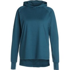 Topy sportowe damskie: ASICS THERMOPOLIS HOODIE&SULPHUR Koszulka sportowa blue steel heather