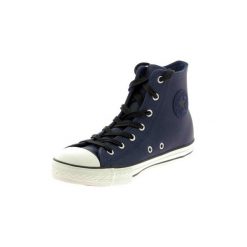 Buty Converse 662809C CHUCK TAYLOR HI. Niebieskie trampki męskie Converse, bez wzorów, bez zapięcia. Za 227,03 zł.
