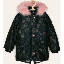 Name it - Parka dziecięca 116-152 cm. Czarne kurtki dziewczęce Name it, bez wzorów, z poliesteru, krótkie, z kapturem. Za 239,90 zł.