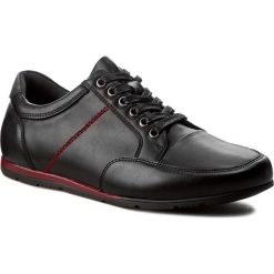 Półbuty męskie: Półbuty GINO LANETTI – M17SS145-3 Czarny