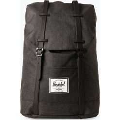 Herschel - Plecak męski, czarny. Czarne plecaki męskie marki Herschel, bez wzorów. Za 379,95 zł.