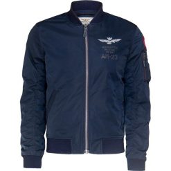 Kurtka AERONAUTICA MILITARE Granatowy. Niebieskie płaszcze męskie marki Aeronautica Militare, moro, militarne, bez kaptura. Za 1320,00 zł.