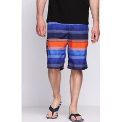 Granatowo-Pomarańczowe Szorty Feels So Good. Pomarańczowe spodenki i szorty męskie Born2be, na lato, xl, bez wzorów. Za 39,99 zł.