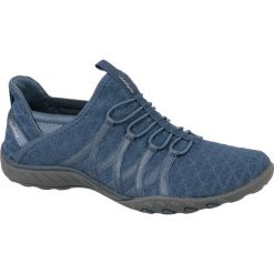 Skechers Breathe Easy 23048-SLT 36,5 Szare. Szare buty sportowe damskie Skechers, bez wzorów, z tkaniny, sportowe. W wyprzedaży za 139,99 zł.