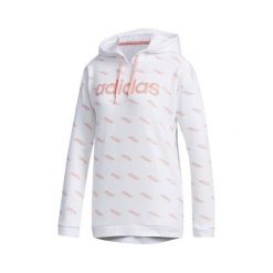 Adidas Długa bluza damska , KOBIETY FN0941 | BIAŁY XS. Białe bluzy damskie Adidas, xs, bez wzorów, z długim rękawem, długie, bez kaptura. W wyprzedaży za 194,31 zł.