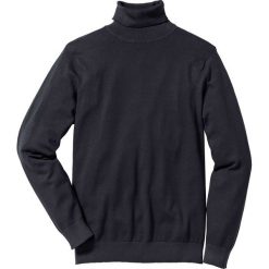 Golfy męskie: Sweter z golfem Regular Fit bonprix czarny
