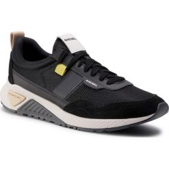 Sneakersy DIESEL - S-Kb Low Run Y02359 P3399 H0202 Black/Anthracite. Czarne sneakersy męskie Diesel, bez zapięcia. Za 669,00 zł.