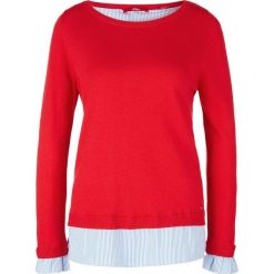 S.Oliver sweter damski 38 czerwony. Czerwone swetry damskie S.Oliver, s, bez wzorów, bez rękawów, bez kaptura. W wyprzedaży za 199,00 zł.
