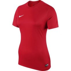 Topy sportowe damskie: Nike Koszulka damska SS W Park VI JSY czerwony r. XL (833058 657)